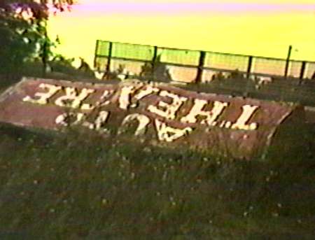 Auto Theatre - Downed Sign - Photo From Rg